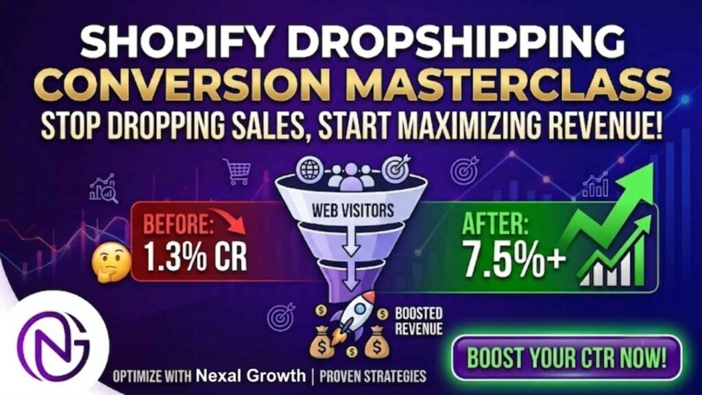 Shopify Dropshipping Conversion Rate Optimization [2026 Guide]