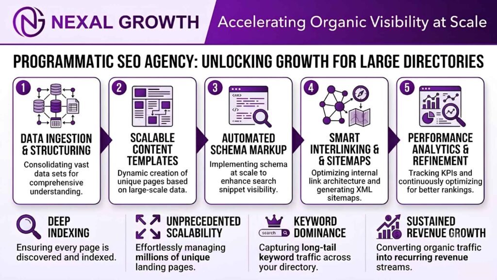 Programmatic SEO Agency for Large Directories | NexalGrowth