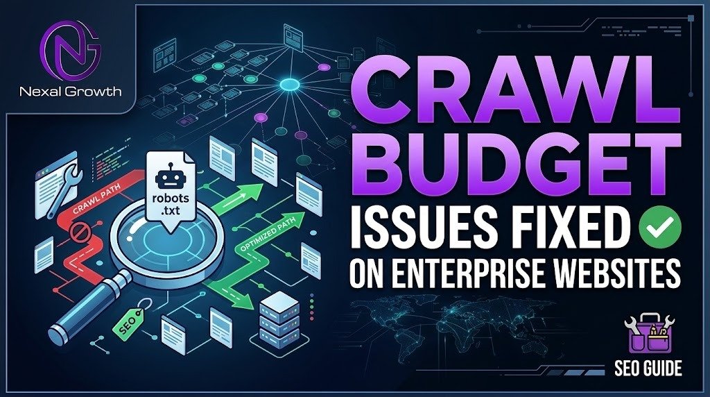 Fixing crawl budget issues on enterprise websites in 5 Steps.