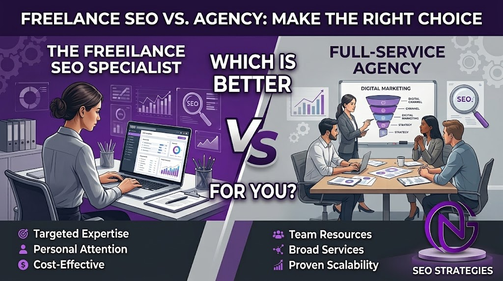 Freelance SEO Specialist vs Full Service Agency: Which Wins?