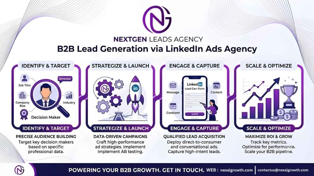 Best B2B Lead Generation via LinkedIn Ads Agency [10X Results]