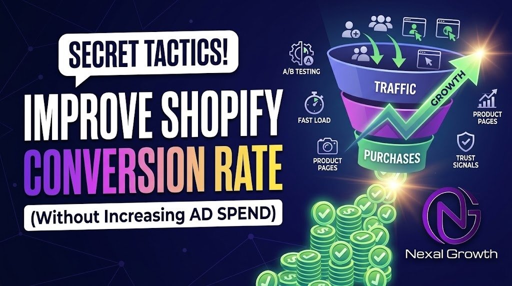 Improve Shopify conversion rate without increasing ad spend fast