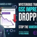 why is my google search console impressions dropping